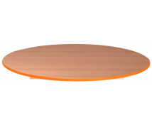 Stolová doska 18 mm, BUK, kruh 90 cm, oranžová