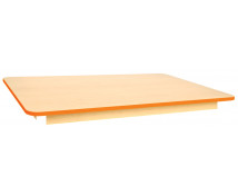 Stolová doska 18 mm, JAVOR, obdĺžnik 125x80 cm,  oranžová