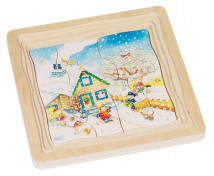 Vrst.puzzle - 4 ročné obdobia