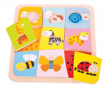 Puzzle - Aké vzory sa nachádzajú na zvieratkách ?