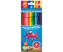 Farbičky trojhranné - 12ks