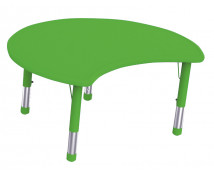 Plastová stolová doska - Kruh výsek zelený