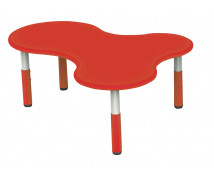 Plastová stolová doska - ostrov červený