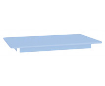 [Farebná stolová doska 18 mm, obdĺžnik 125x80 cm, modrá]