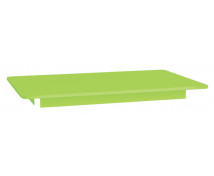Farebná stolová doska 18 mm, obdĺžnik 125x80 cm,zelená