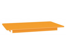 Farebná stolová doska 18 mm, obdlžnik 125x80 cm, oranžová