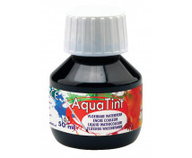 Vodová farba AquaTint / Tuš - čierna-50ml