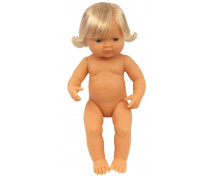 Bábiky rôznych kultúr, 38 cm, európsky typ - dievč