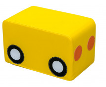 Molitanový vagónik k autíčku, žltý