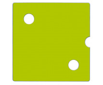 Dvierka Numeric 2 - zelené