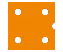 Dvierka Numeric 4 - oranžové