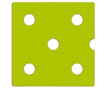 Dvierka Numeric 5 - zelené