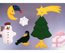 Sieť na textilné dekorácie -1,2 x 2 m, oko 5x5 cm