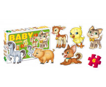 BABY Puzzle - Domáce zvieratká
