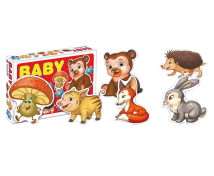 BABY Puzzle - Divé zvieratká