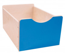 Drevený úložný box Numeric - Veľký-modrý