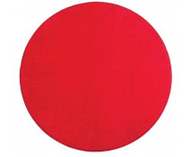 Jednofarebný koberec priem. 1,5 m - Červený