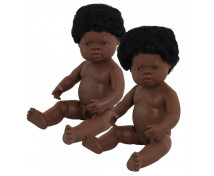 Bábiky rôznych kultúr, 38 cm,africký typ-chlapec