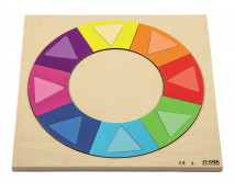 Vkladacie puzzle - Dúhový kruh