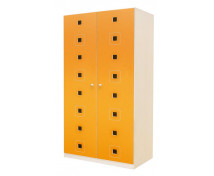 Dvere 8- štvorce oranžové