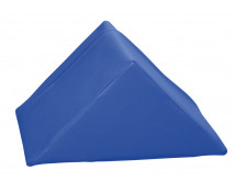 Trojuholník krátky - koženka/tmavomodrá