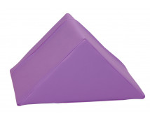 Trojuholník krátky - koženka/fialová