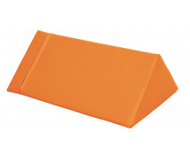 Trojuholník stredný - koženka/oranžová