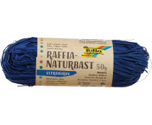 Prírodná rafia - modrá