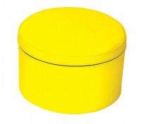 Taburetka kruh - žltá 30cm