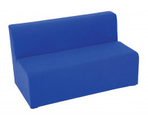 Sedačka farebná - trojka modrá, 31 cm