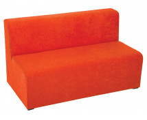 Sedačka farebná - trojka oranžová, 31 cm