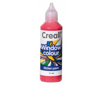 Farba na sklo Creall 80ml červená