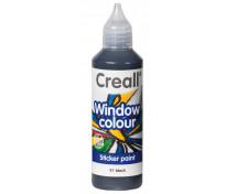 Farba na sklo Creall 80ml čierna