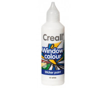 Farba na sklo Creall 80ml biela