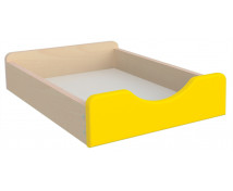Drevený úložný box - Malý - žltý