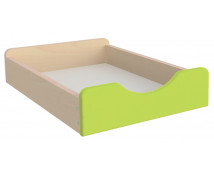 Drevený úložný box - Malý - zelený