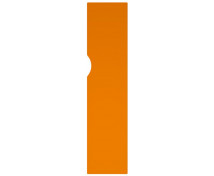 Dvierka 4-blok P/oranžové/bez frézy
