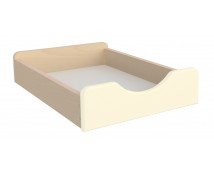 Drevený úložný box - Malý - vanilkový