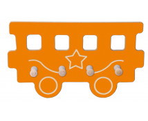 Vešiačik Vláčik - Vagónik - oranžový