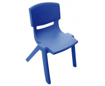Stolička plast. 26 cm modrá
