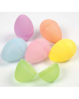 Farebné plastové vajíčka, 12 ks