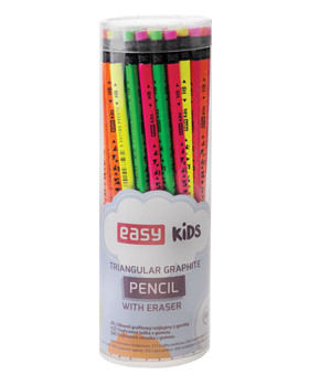 Ceruzky s gumou, 48 ks