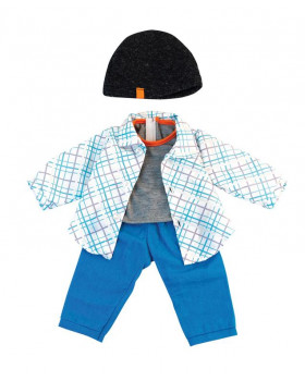 Oblečenie pre bábiky - 38 cm - Modrá sada pre chlapca