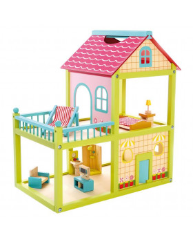 Domček pre bábiky s terasou