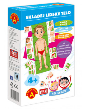 Hra školou - Skladaj ľudské telo