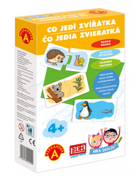 Hra školou - Čo jedia zvieratká