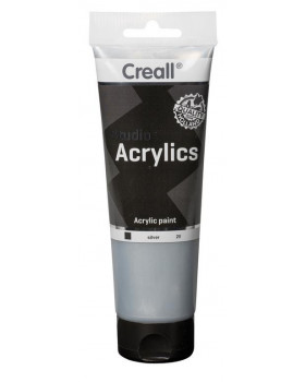 Akrylové farby metal. 250ml strieborná