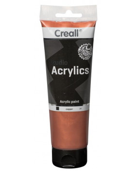 Akrylové farby metal. 250ml medená