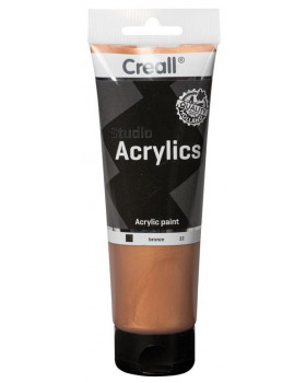 Akrylové farby metal. 250ml bronzová