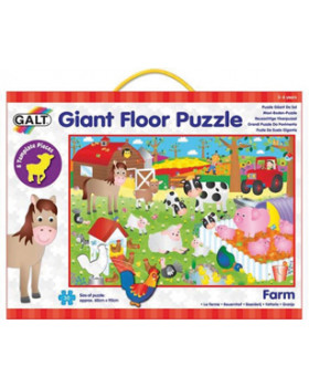 Veľké podlahové puzzle - Na farme